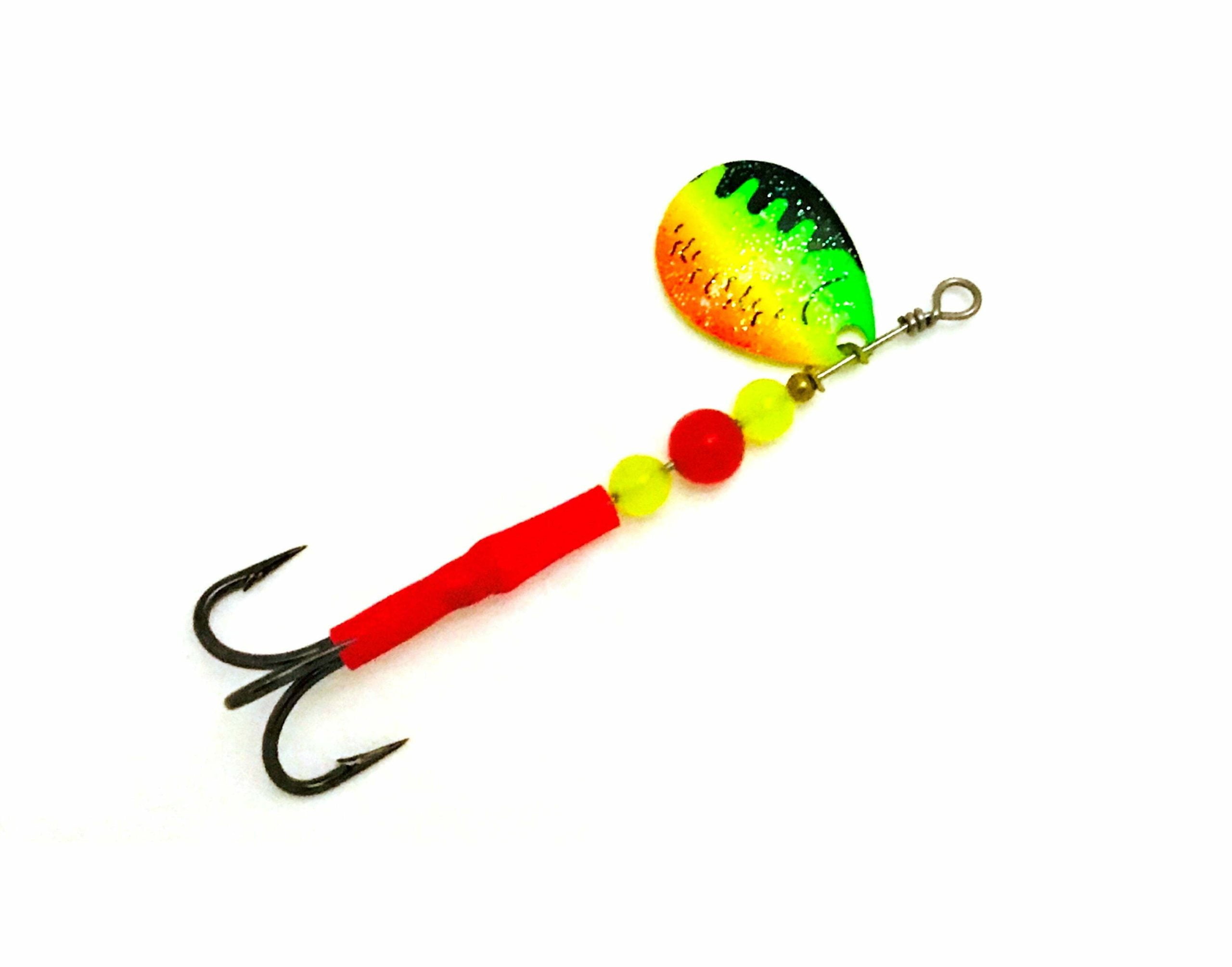 3 count Lot Brand new Wahoo 1/4 ounce Spinnerbaits - Firetiger Double  Colorado
