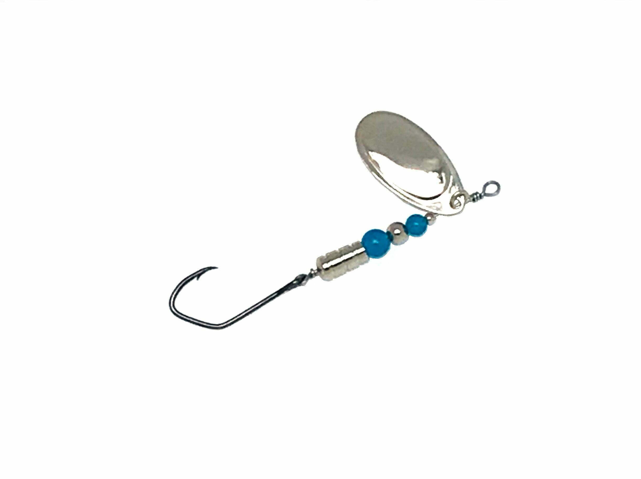 4 Smooth Nickel French Blade Blue Herring Rock & Roll Casting Spinner by  SCB - Stone Cold Fishing Beads