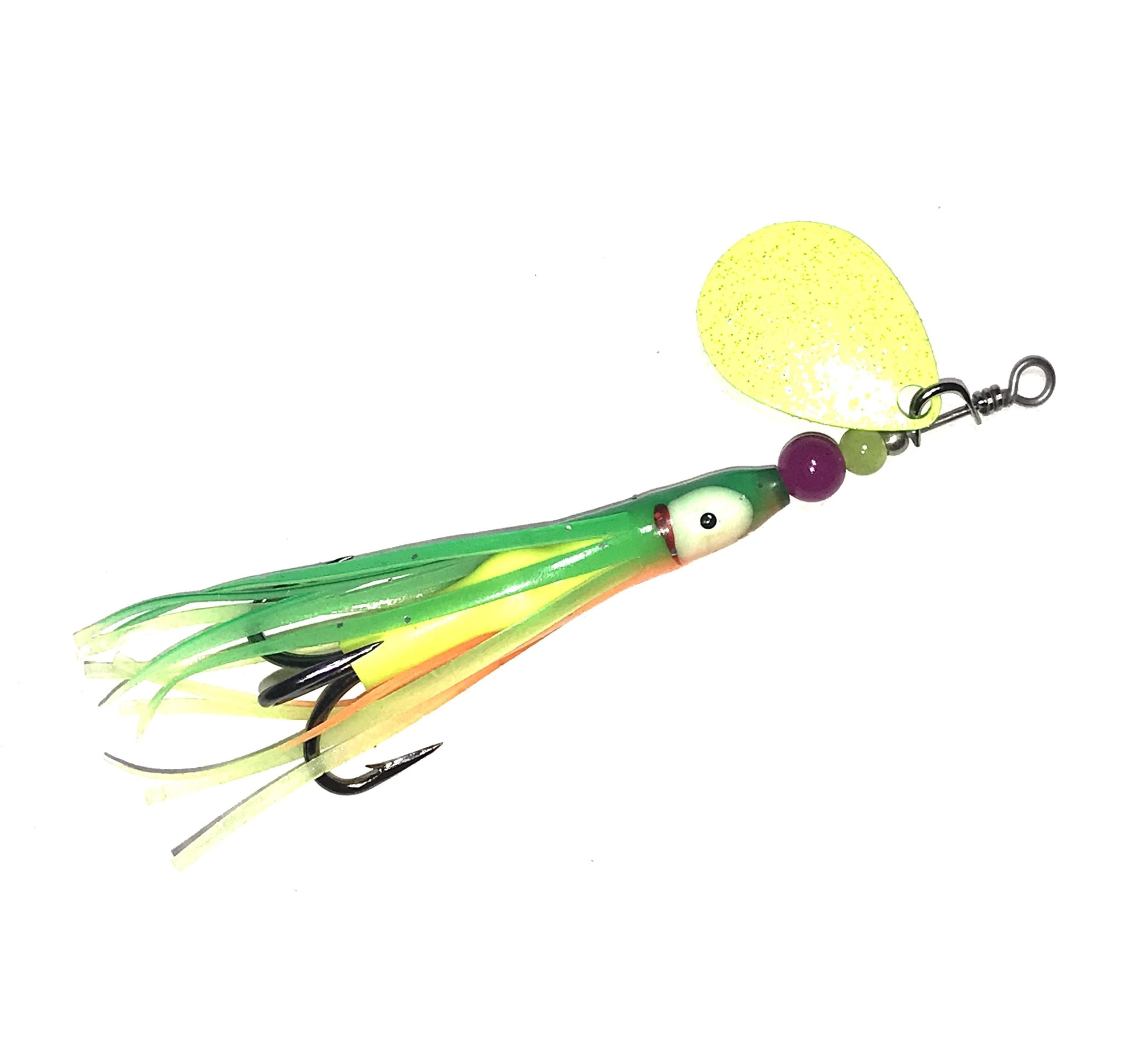 GLOW-Chartreuse Arctic Spinner - Arctic Spinners
